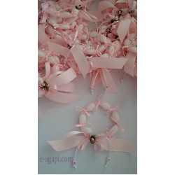 Favors wreath personalized Baby boy Baby girl baptism bomboniere Shabby chic souvenir 