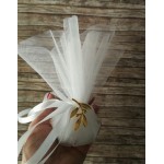 Favors olive charm Wedding bomboniere White wedding favors with koufeta confetti