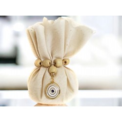 Favors pouch Evil eye Baptism Wedding souvenirs Elegant guest gifts
