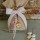Favors keychain Byzantine cross with pouch Rustic style Baptism Wedding bomboniere Greek favors with koufeta