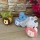 Favors ornament Lion money box Baptism ceramic souvenirs Greek bomboniere with koufeta