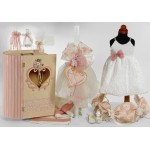 BABY GIRL Complete baptism set HEART Orthodox church christening 