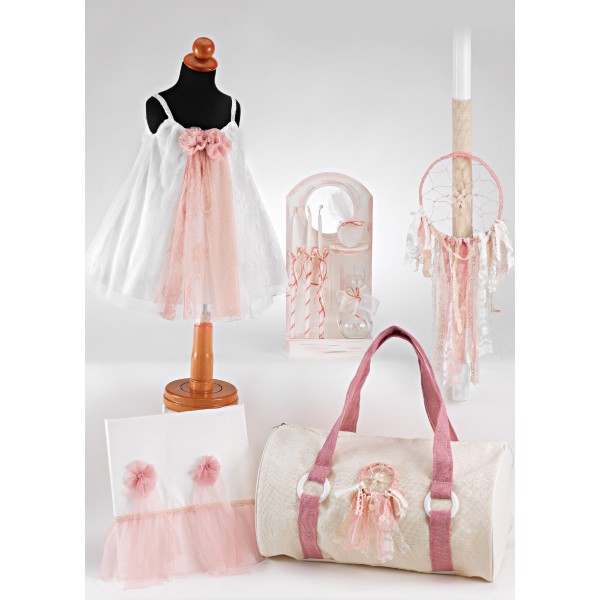 Complete baptism set BABY GIRL Orthodox church christening DREAMCATCHER