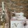 Complete set personalized Girl baptism Flower composition Keepsake box bench Candle Oil set Towel set Baby girl christening