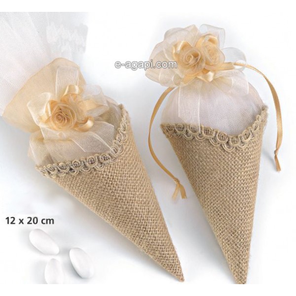 Baptism favors for girls Autumn christening Unique baby shower burlap favors 