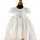 Dress Mikado Lace with flower Baby girl couture Christening Wedding outfit Unique Design