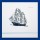 Ladopana set baby boy baptism Sailing ship Orthodox baptism