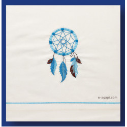 Ladopana baby girl, boy Embroidered dreamcatcher Color options Orhodox baptism