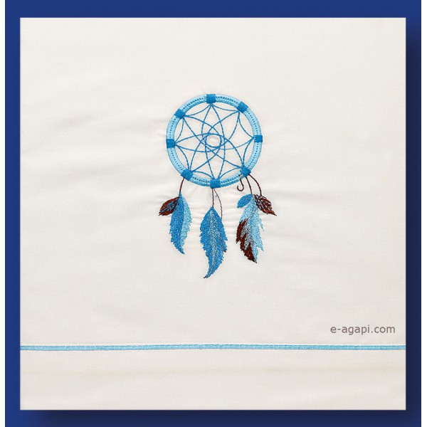 Ladopana baby girl, boy Embroidered dreamcatcher Color options Orhodox baptism
