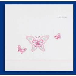 Ladopana set baby girl baptism Butterflies Color options Orthodox baptism