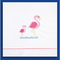 Ladopana set baby girl baptism Flamingo Orthodox baptism