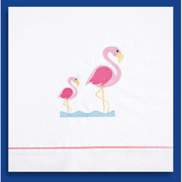 Ladopana set baby girl baptism Flamingo Orthodox baptism