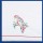 Lathopana set baby girl baptism Multicolor embroidered PARROT Orhodox baptism