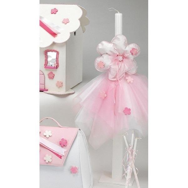 Lumanare botez fetita FLORICELE - STILUL BABY