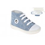 Baby boy shoes Denim Toddler sneakers Baby blue shoes 
