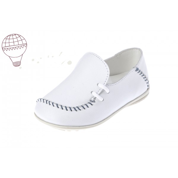 Baby boy shoes loafers shoes Toddler leather shoes White baptism shoes 