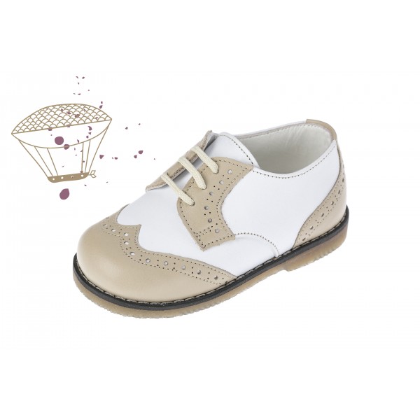 Baby boy shoes oxford shoes Toddler leather shoes White ecru baptism shoes 