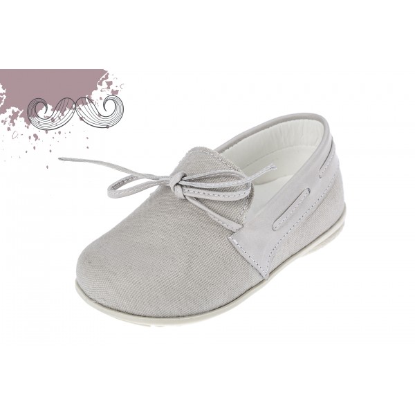 Baby boy shoes Loafers shoes Toddler leather shoes light Grey baptism shoes 