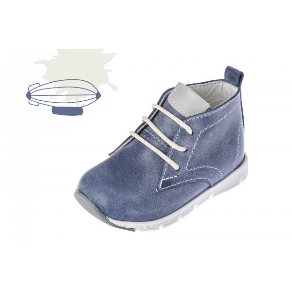 Baby boy shoes Athletic shoes Toddler leather shoes Blue baptism shoes 