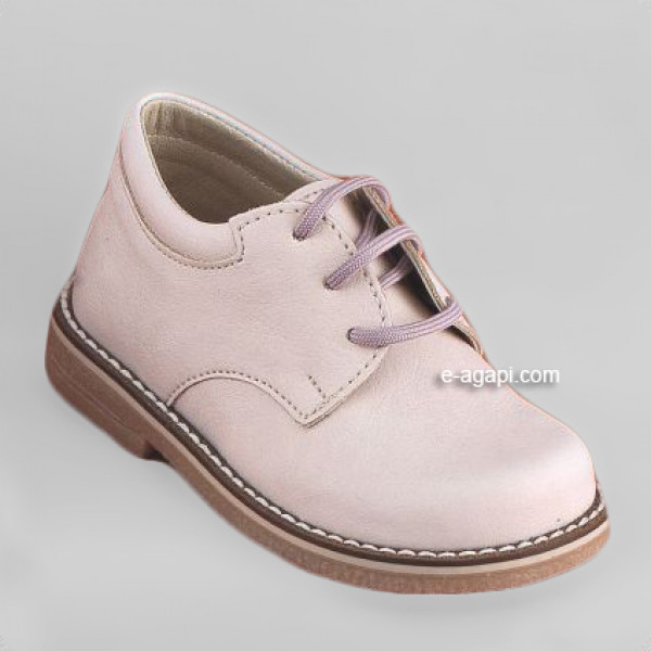 Baby boy shoes  - Toddler leather shoes - size 4-9 US - EU 19-25 - Ecru            