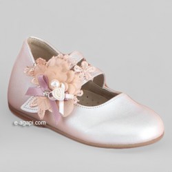 Baby girl shoes Baptism shoes Toddler leather shoes White flowergirl shoes