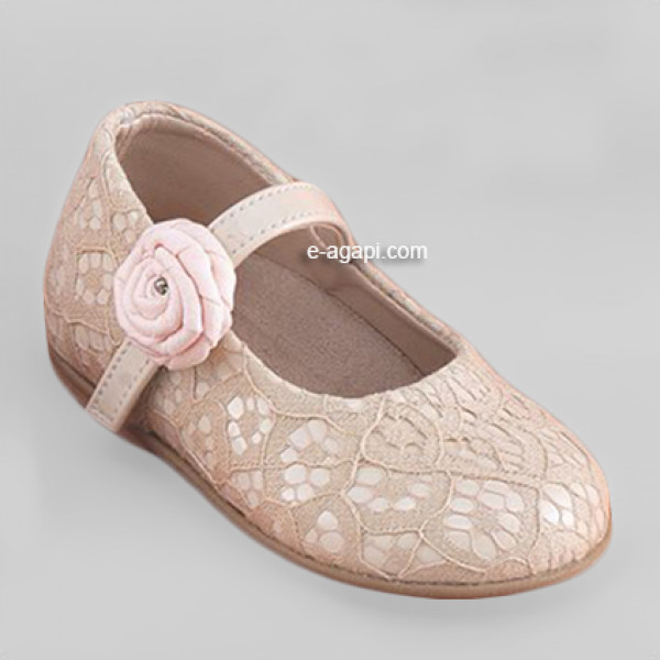 Baby girl shoes Lace crochet Flowergirl unique shoes Ecru