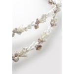 Stefana crowns Wedding bride groom accessories porcelain pearl floral