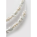 Stephana hair crowns Greek wedding ceremony porcelain floral