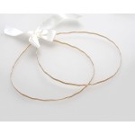 Stephana Greece wedding crowns set Bride hair accessories 24k gold plated