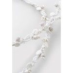 Stefana Greek wedding crowns set Bridal orthodox church Couple accessories Floral Porcelain Stefana Greek wedding crowns set Bridal orthodox church Couple accessories Floral Porcelain